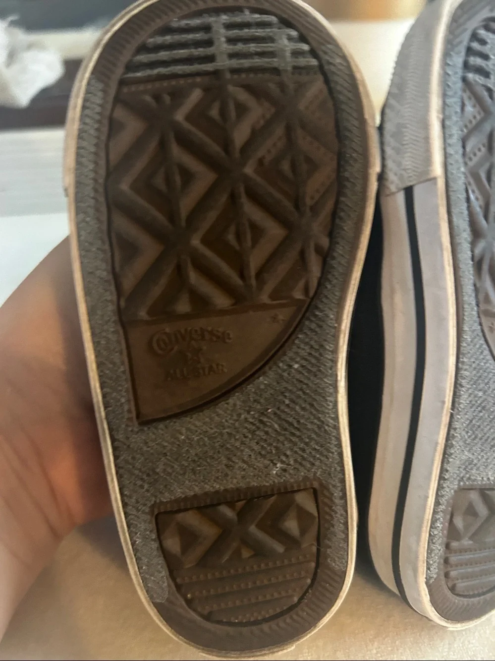 Converse Kids Black and White Low-Top Sneakers